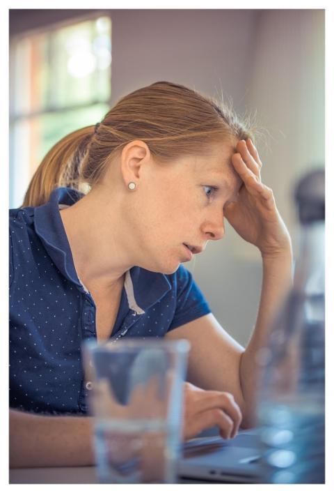 Adult Annoyed Blur Burnout