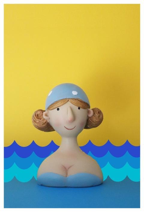 Summer Woman Decoration Swim