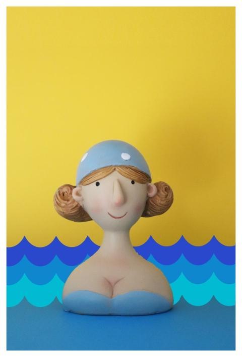 Summer Woman Decoration Swim