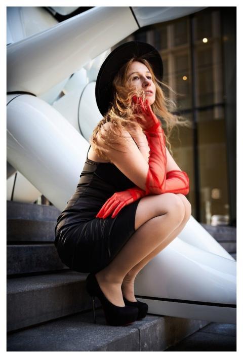 Woman Lady Woman In A Hat Angel