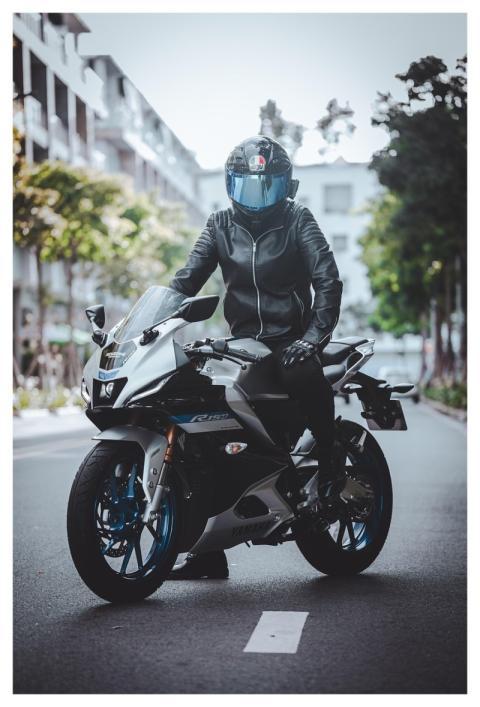 Man Motorcycle Motorbike Yamaha