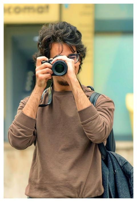 Boy Camera Photographer Casual