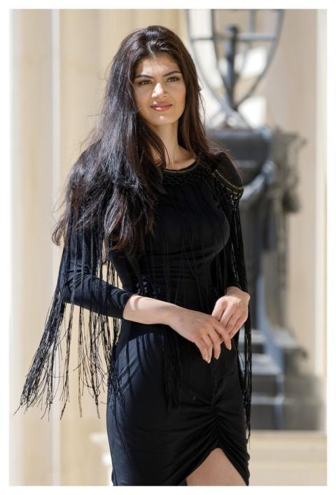 Woman Fashion Dress Posing