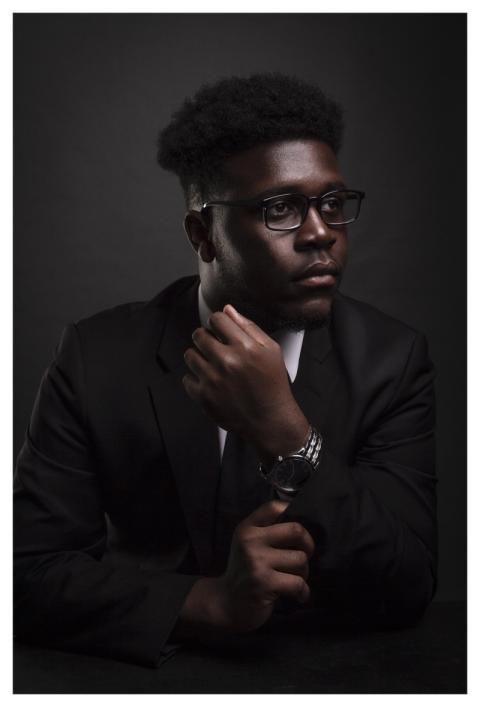 Man Suit Black Male Portrait