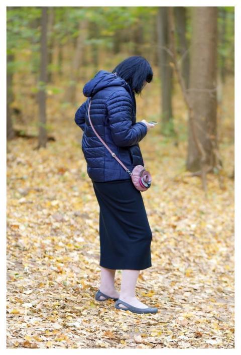 Woman Casual Standing Ground