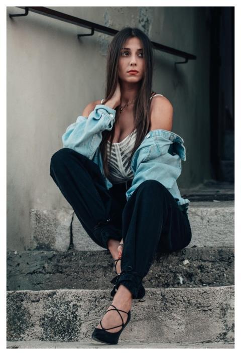 Woman Model Casual Style