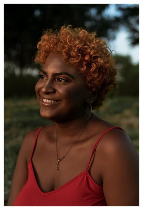 Face Portrait Black Woman Makeup