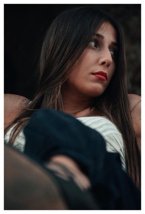 Woman Model Casual Style