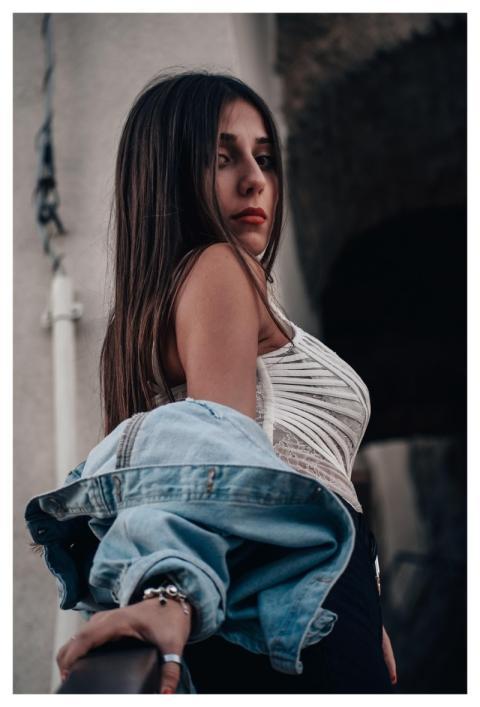 Woman Model Casual Style