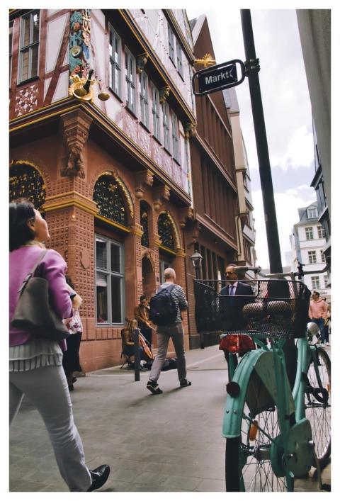 City Street Building Town