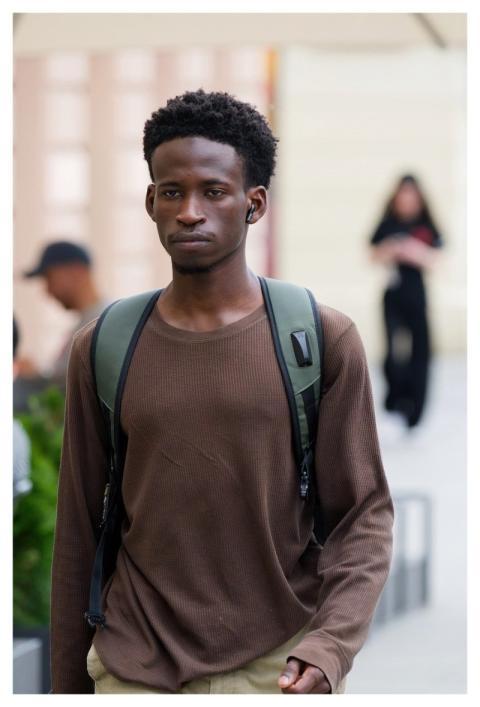 Man Young African Casual