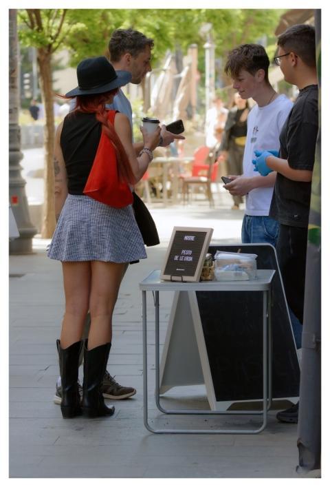 People City Sidewalk Street