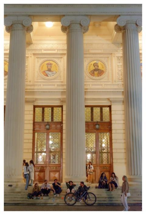 Building Athenaeum People Bicycle