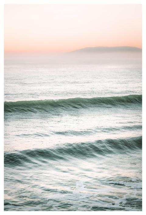 Ocean Sea Waves Sunset