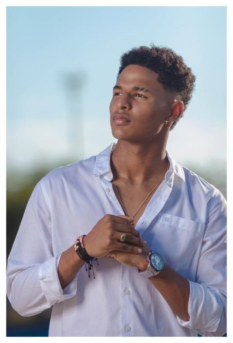 Afro Model Fashion Man