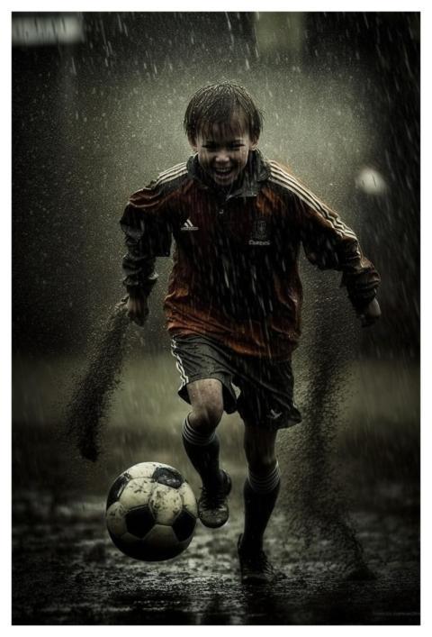 Football Rain Happy Game