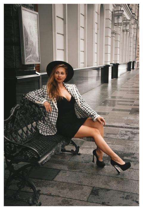 Woman Model Posing Architecture