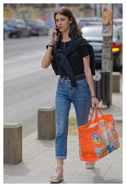 Woman Young Casual Smartphone