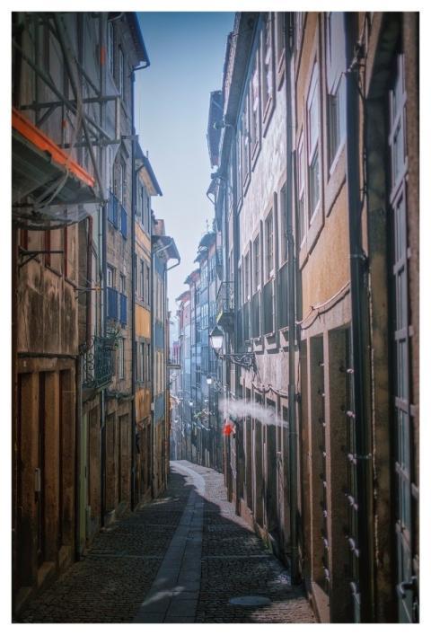 Porto Portugal Narrow Alley Old Town