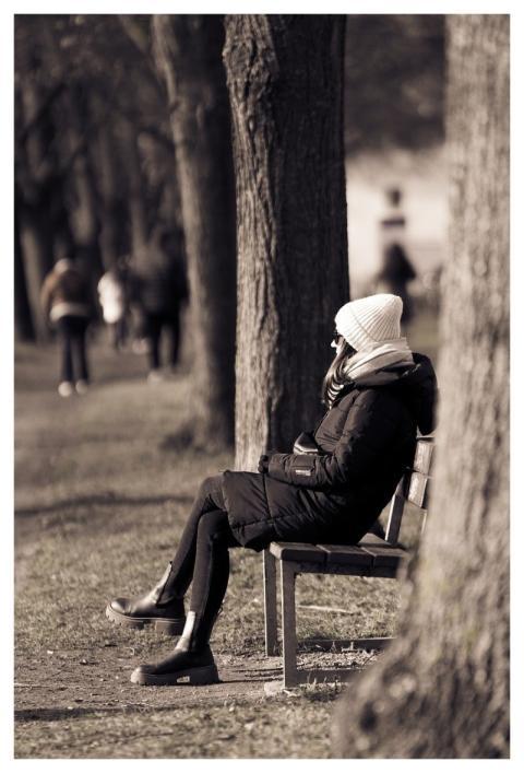 Woman Road Urban Downtown