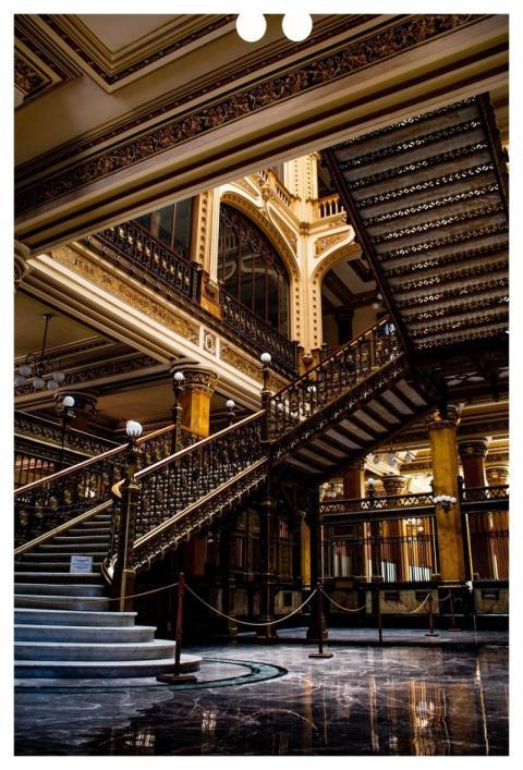 Dome Stairs Mexico City Architecture