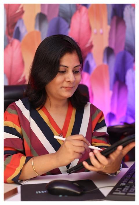 Woman Business Corporate Designer