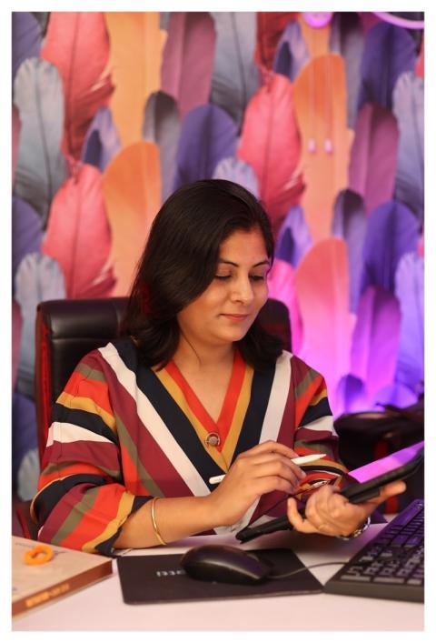 Woman Business Corporate Designer