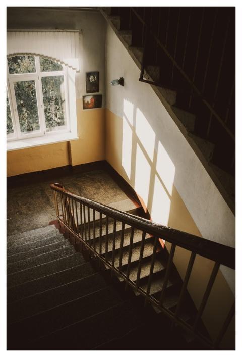 Stairs Window Architecture Design