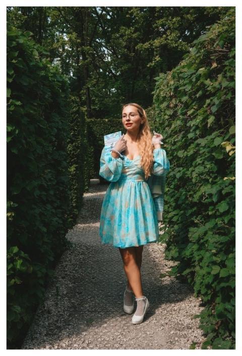 Woman Summer Portrait Labyrinth