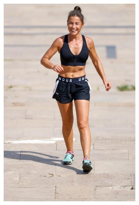 Woman Jogging Beautiful Young
