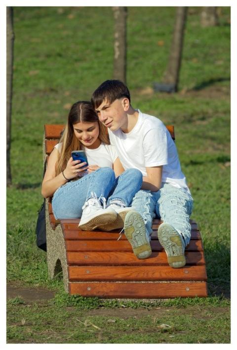 People Young Couple Happy