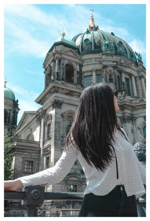 Woman Nature Model Church