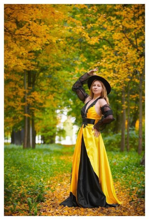 Woman Autumn Park Model