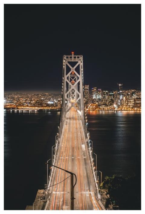 Bay Bridge Nature Harbor San Francisco