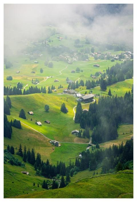 Switzerland Grindelwald Nature Mountains