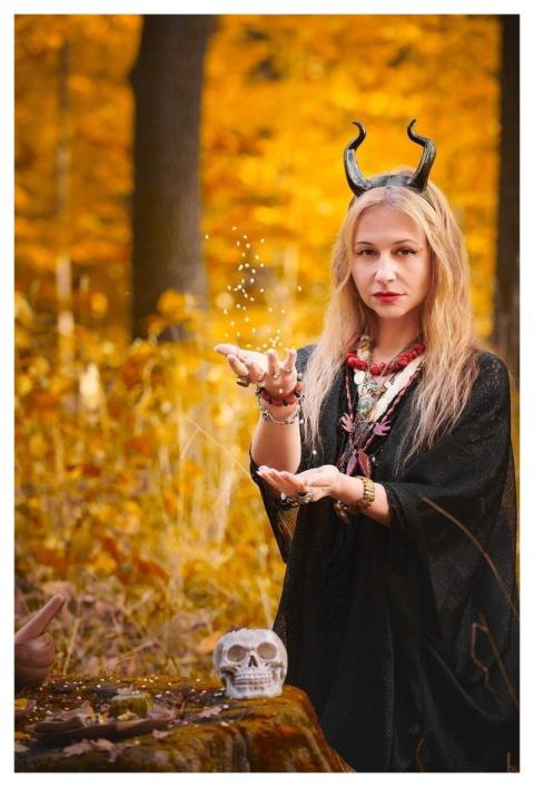 Fantasy Witch Autumn Mysticism