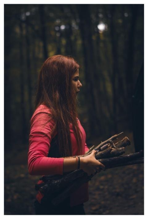 Woman Forest Wilderness Girl