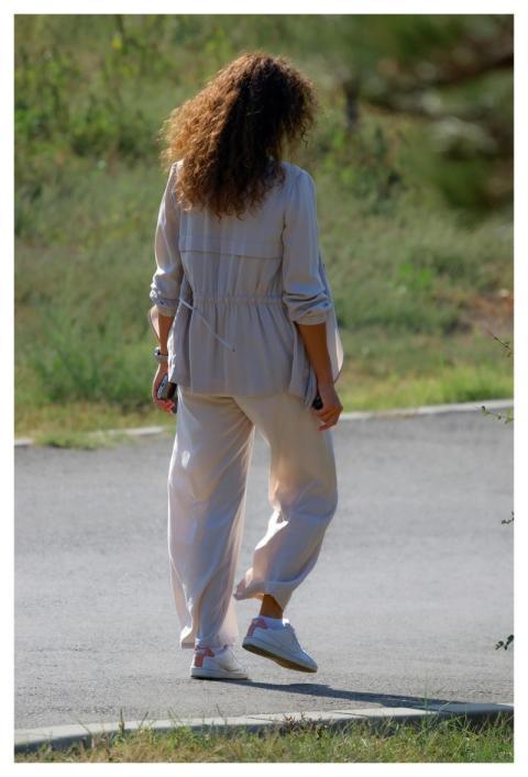 Girl Outdoors Walking Casual