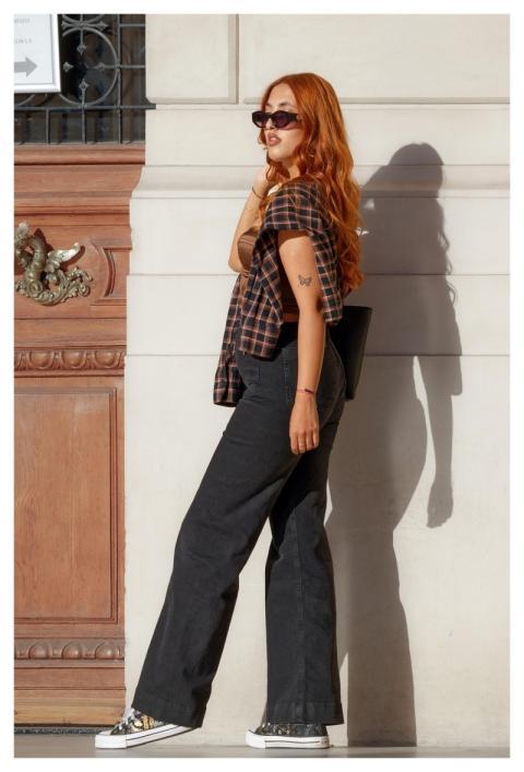 Girl Fashion Sneakers Sunglasses