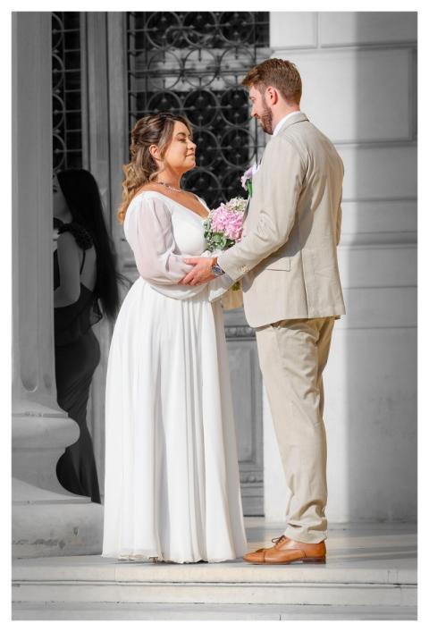 Couple Nature Wedding Beautiful Flowers