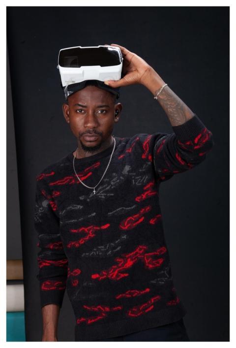 Technology Black Man Virtual Reality Augmented Rea