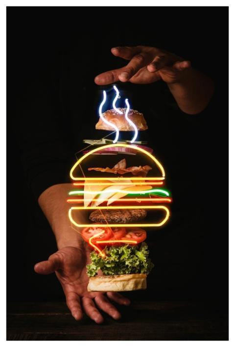 Burger Patties Vegetables Buns