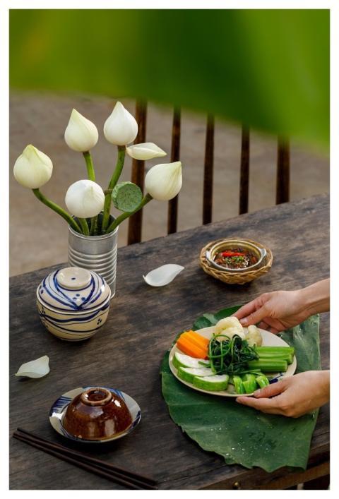 Vegetables Meal Traditional Vietnamese Food