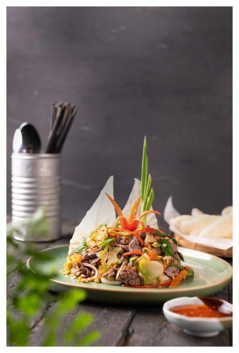 Beef Salad Vietnamese Cuisine Food Styling Food