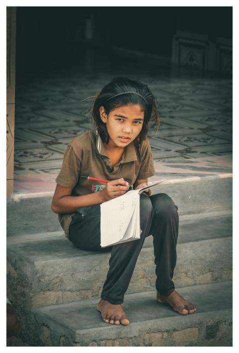 Girl Education Study Child