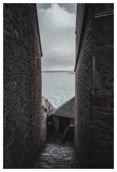 Le Mont Saint Michel Castle France Coast