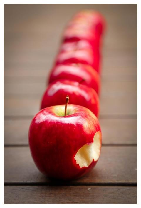 Apples Fruits Red Ripe