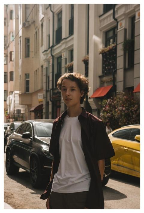 Young Man Street Portrait Nature Street Photo