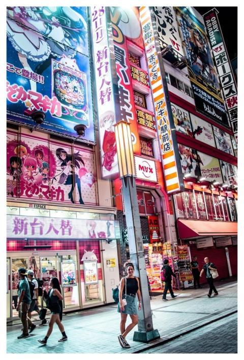 Japan Asia Neon Streetm City