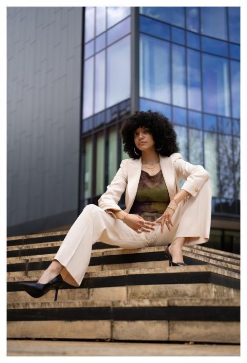 Fashion Editorial Artistic Pose Contemporary Style